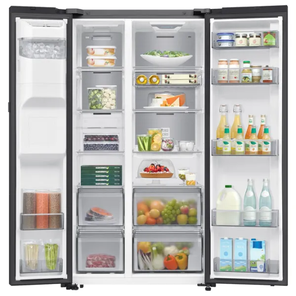 Холодильник Samsung RS80F64JEBEO Side by Side 634 л / 178.6 cm / Черный photo 6