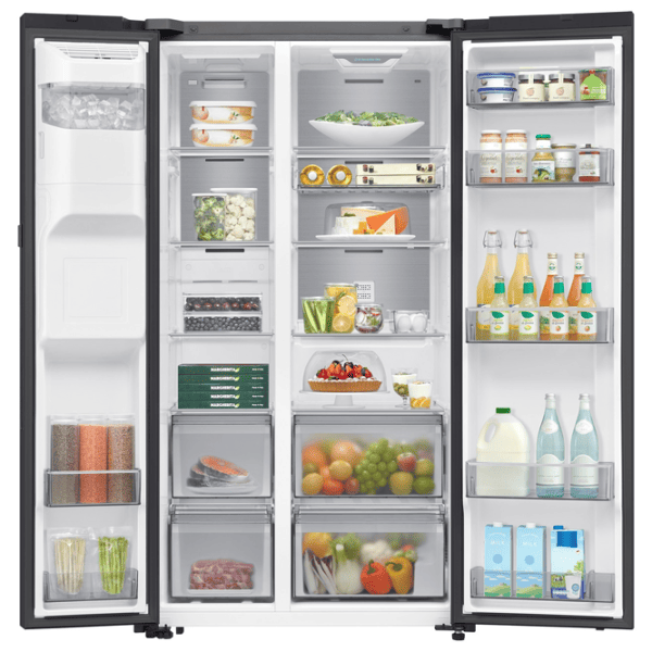 Холодильник Samsung RS80F64JEBEO Side by Side 634 л / 178.6 cm / Черный photo 6