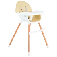 Scaun de masă Moni Gelato 2in1 (3801005151677) Transformer/ 6 luni / Beige 