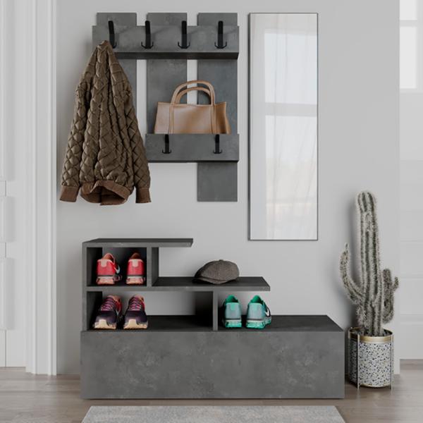 Cuier Showdeko Vesty Hall Stand PAL / Gray photo 2