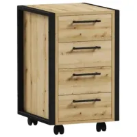 Комод для офиса ML-Mobila Loft OP 451 (450) 65 x 45 x 40см / ДСП / Дуб