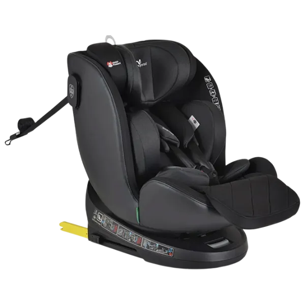 Scaun auto Cangaroo Castor I-size  0 luni - 12 ani / 36 kg / Black photo 1