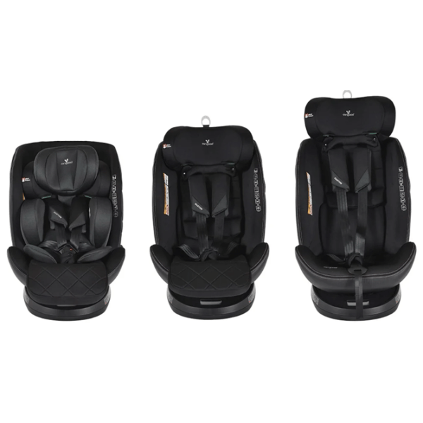 Scaun auto Cangaroo Castor I-size  0 luni - 12 ani / 36 kg / Black photo 5