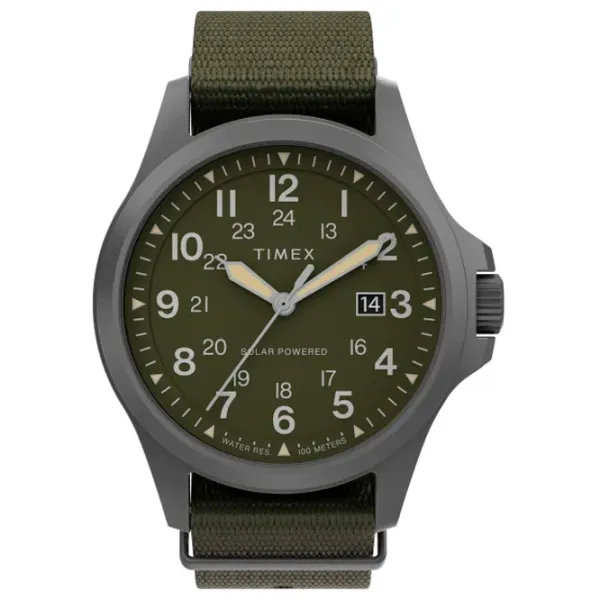 Ceas de mână pentru bărbați Timex TW2V03700 Cuarț cu o baterie solară / 41 mm photo 1