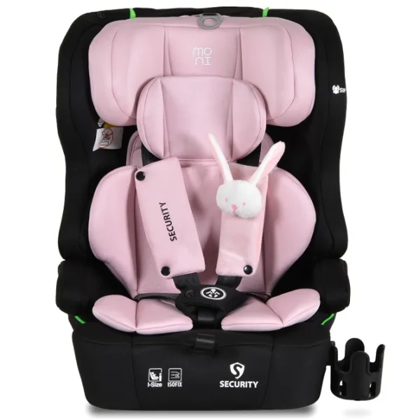 Scaun auto Moni Security  1 an - 12 ani / 36 kg / Pink photo 3