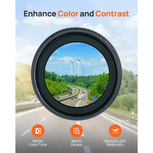Filtru pentru cameră auto 70mai E3 CPL / Black photo 6