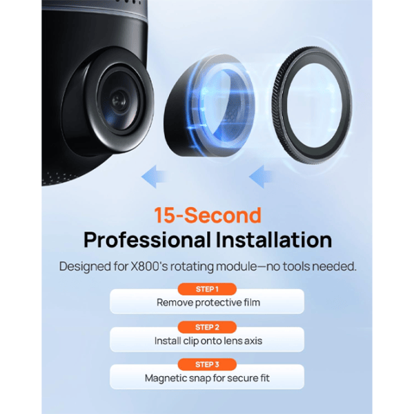 Filtru pentru cameră auto 70mai E3 CPL / Black photo 7