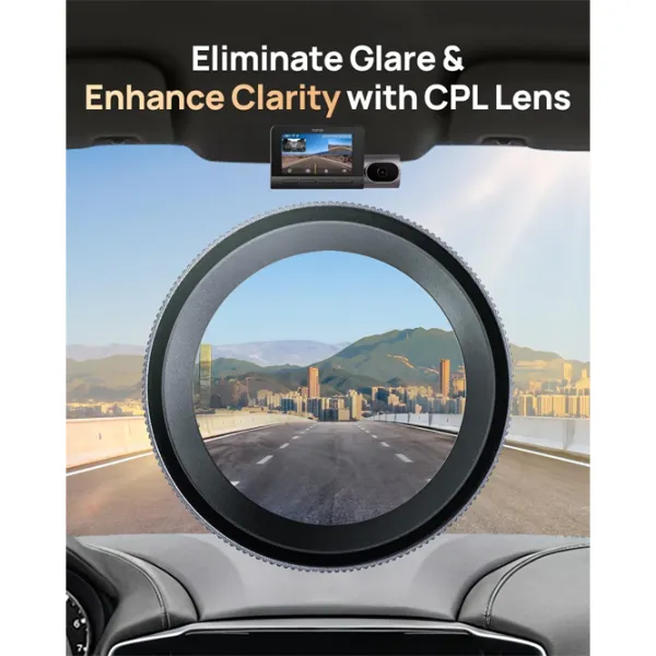 Filtru pentru cameră auto 70mai E4 CPL / Black photo 8