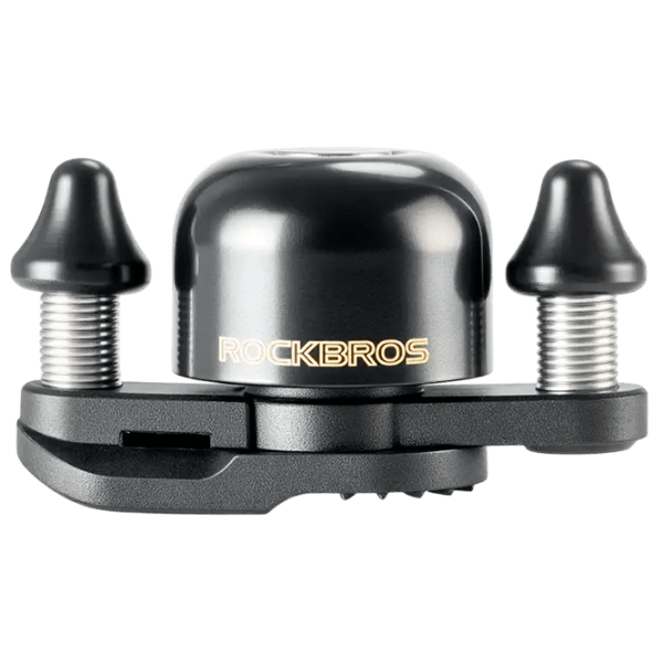 Велосипедный звонок Rockbros Dual Hammer Черный Серебристый photo 1