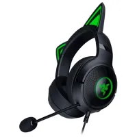 Căști Razer Kraken Kitty Edition V2 Green Black Cu fir/ Gaming photo 2