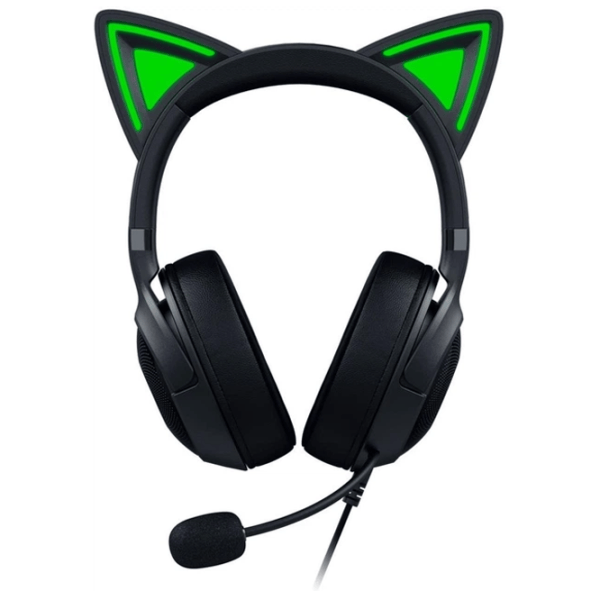 Căști Razer Kraken Kitty Edition V2 Green Black Cu fir/ Gaming photo 5