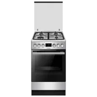 Плита Hansa FCMX58329 Газовая/ Нержавеющая сталь/ Черный