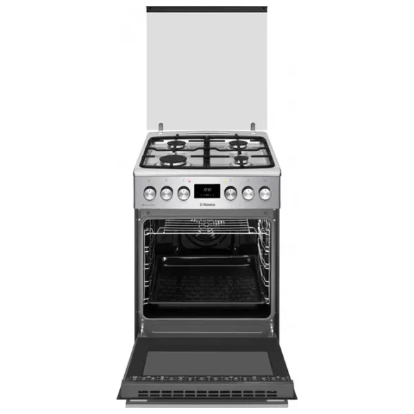 Плита Hansa FCMX58329 Газовая/ Нержавеющая сталь/ Черный photo 3
