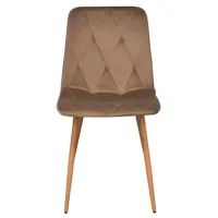Scaun de bucătărie Evelin YTC-080 Wo Stofă/ Brown Lemn