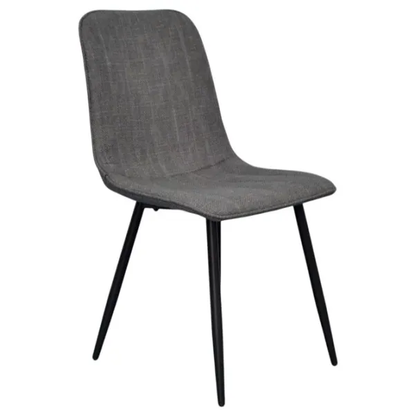 Scaun de bucătărie Evelin YTC-078B Stofă/ Gray Black photo 2
