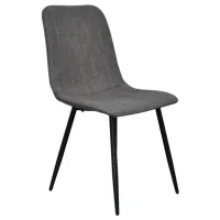 Scaun de bucătărie Evelin YTC-078B Stofă/ Gray Black photo 2