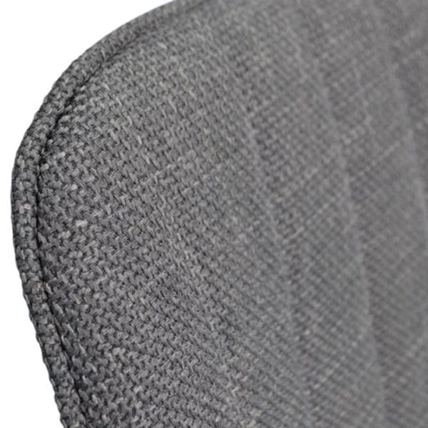 Scaun de bucătărie Evelin YTC-078B Stofă/ Gray Black photo 4