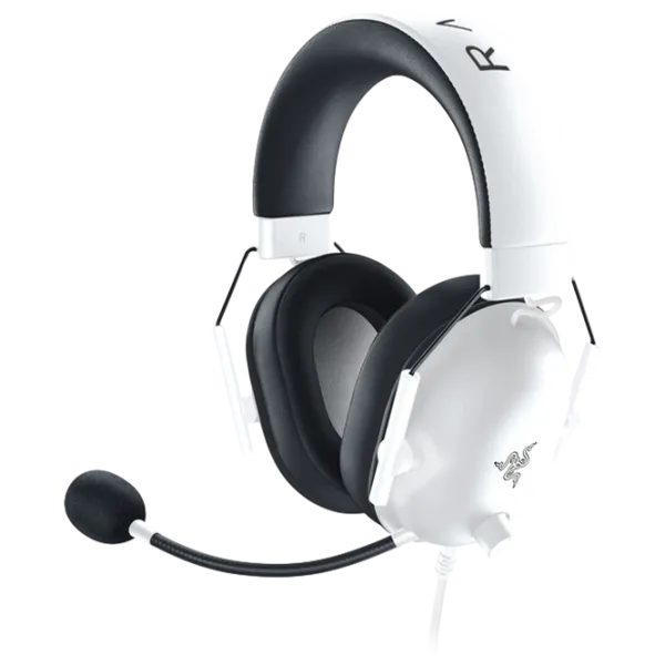 Căști Razer BlackShark V2 X Black White Cu fir/ Gaming photo 1