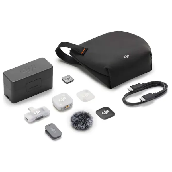Microfon DJI Mic Mini 2S (1TX+1Mobile RX + Charging Case) Black photo 4