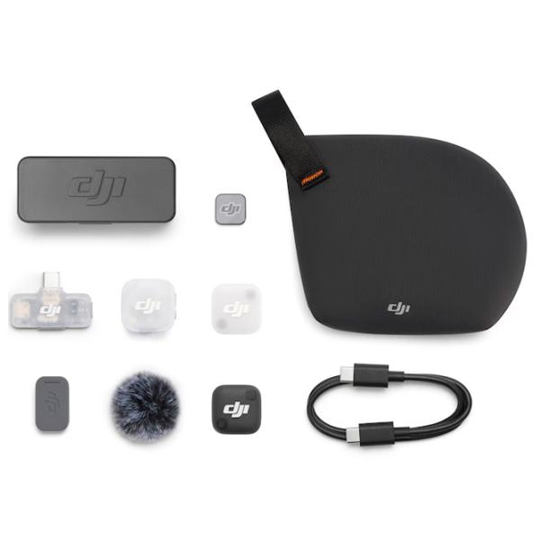 Microfon DJI Mic Mini 2S (1TX+1Mobile RX + Charging Case) Black photo 5