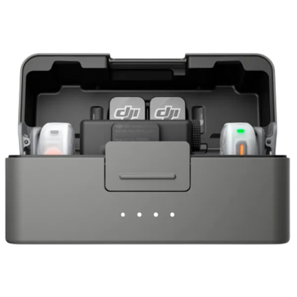 Microfon DJI Mic Mini 2S (2TX + 1RX + Charging Case) Black photo 1