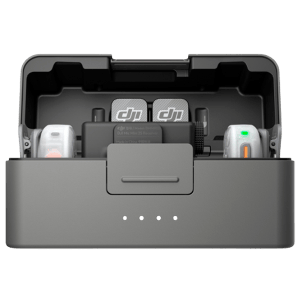 Microfon DJI Mic Mini 2S (2TX + 1RX + Charging Case) Black photo 1