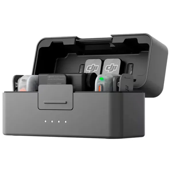 Microfon DJI Mic Mini 2S (2TX + 1RX + Charging Case) Black photo 2