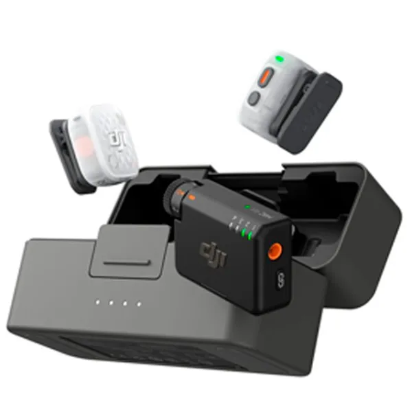 Microfon DJI Mic Mini 2S (2TX + 1RX + Charging Case) Black photo 3