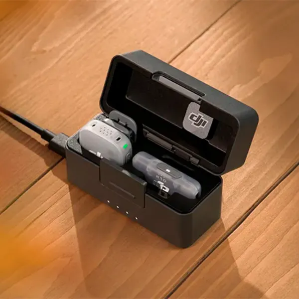 Case de încărcare DJI Mic Mini 2 Charging Case for 1TX + 1 Mobile RX Black photo 5