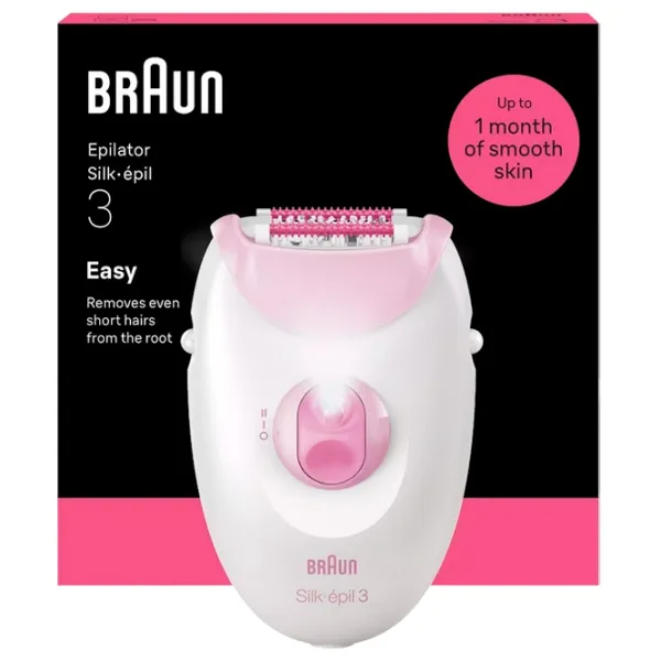 Эпилятор Braun SE3000 Влажная / Pink Розовый photo 3