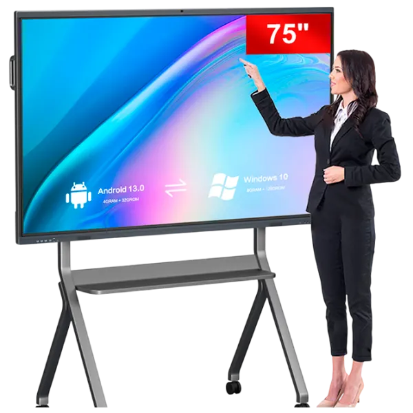 Tablă interactivă QDE QD-E8123062 75" / 4K photo 1