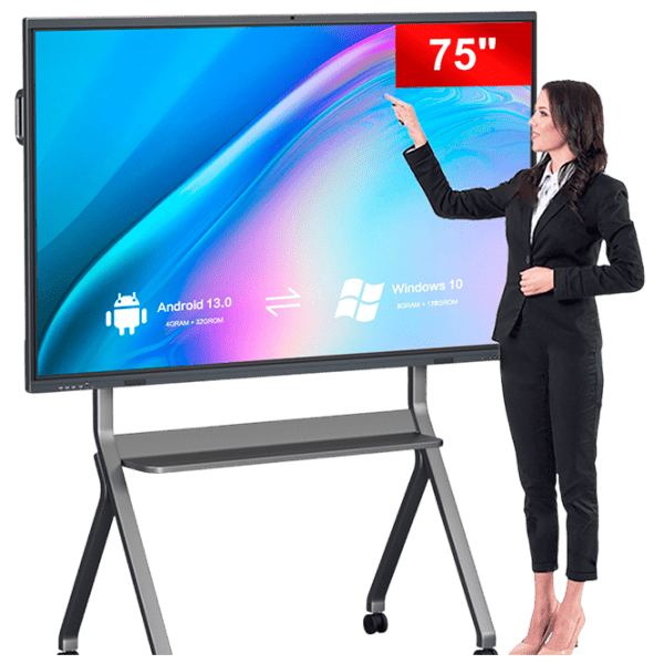 Tablă interactivă QDE QD-E8123062 75" / 4K photo 1