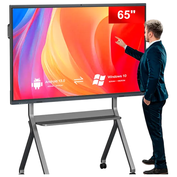 Tablă interactivă QDE QD-E8113062 65" / 4K photo 1
