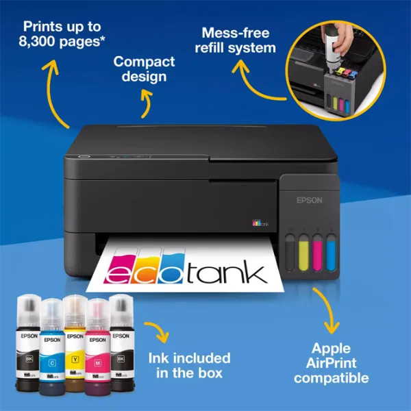 Dispozitiv multifuncțional Epson EcoTank
L3310 Inkjet/ Color photo 2