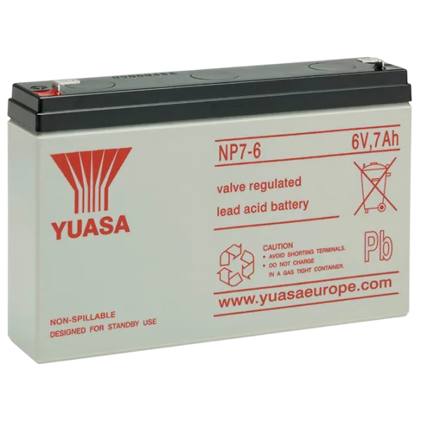 Acumulator pentru UPS Yuasa NP7-6 7 Ah White photo 1