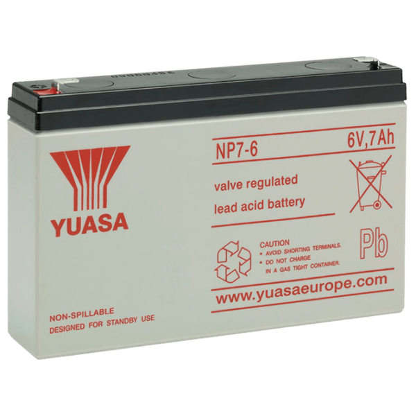 Acumulator pentru UPS Yuasa NP7-6 7 Ah White photo 1