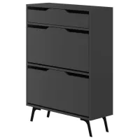 Tumbă pentru încălțăminte Decortie ASTA 110 x 81.6 x 29.5 /Anthracite /