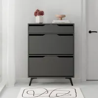 Tumbă pentru încălțăminte Decortie ASTA 110 x 81.6 x 29.5 /Anthracite / photo 3