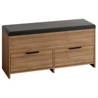 Banchetă Decortie M.AK.24636.3 50 x 106 x 34 /Dark Oak /