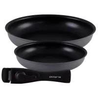Set de tigăi Polaris Stein-3D 2.8l Aluminiu / Black