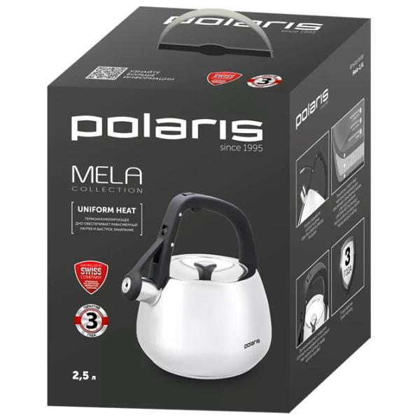 Чайник Polaris Mela 2.5л Нержавеющая сталь / Бакелит / Серебряный photo 2