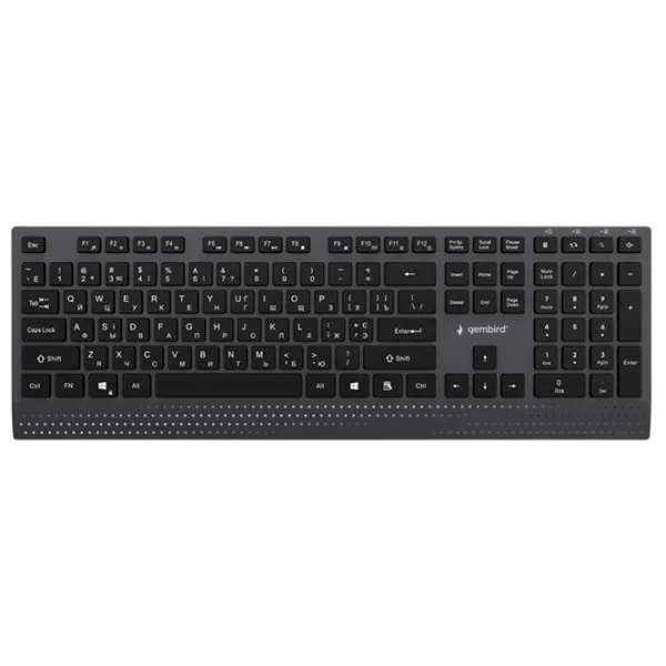 Tastatură Gembird KB-MCH-06-CYRL Cu fir / Black photo 1