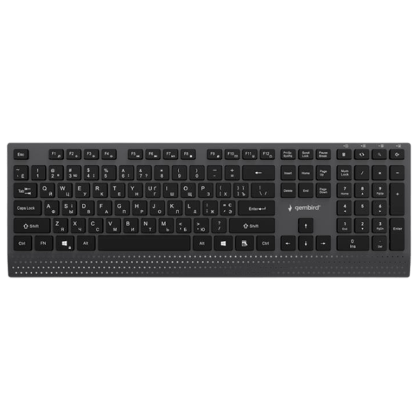 Tastatură Gembird KB-MCH-06-CYRL Cu fir / Black photo 1