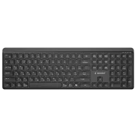 Клавиатура Gembird Slim Pro Business KB-WPS-03-CYRL Беспроводные / Черный
