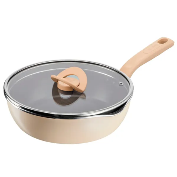 Сковорода Tefal One Pick G1678704 Универсальная / 24 см / Бежевый photo 1