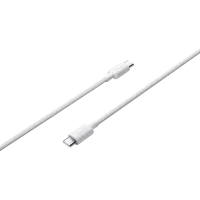 Cablu pentru telefon 3A Braided Xiaomi USB Type-C + USB Type-C 1 m / White