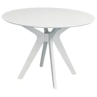 Обеденные стол со стульями Evelin Raffles Round + 4 YTC-064Wh BJORN24 Круглая / ДСП / Белый photo 2