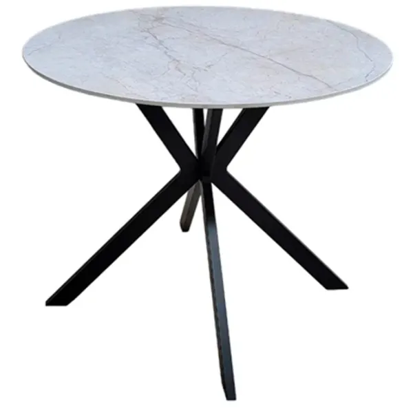 Masă de bucătărie fixă Ambianta DT-14 MDF/ Gray photo 1