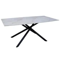 Masă de bucătărie fixă Ambianta DT-09 MDF/ Gray