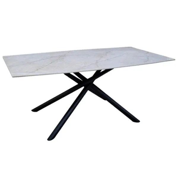 Masă de bucătărie fixă Ambianta DT-09 MDF/ Gray photo 1